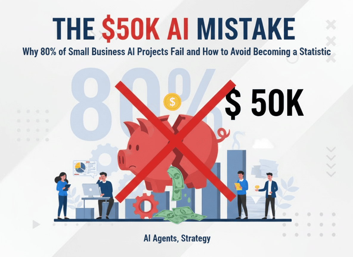 The 50K AI Mistake 80 of Small Business AI Projects Fail